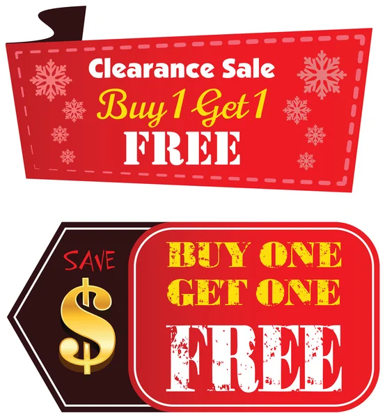 Bir tane alana bir tane bedava etiket