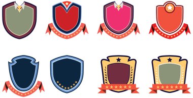 Ödülü teşvik etmek vektör boş etiket tasarımları