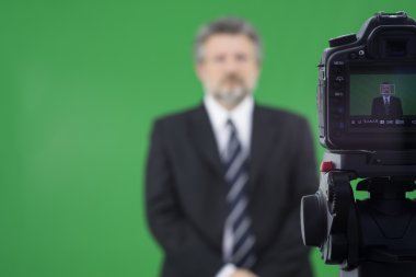 bir hd kamera üzerinde optik vizör