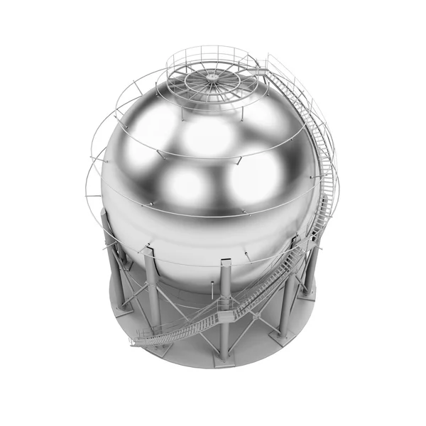 Almacenamiento Depósito de GLP aislado sobre fondo blanco —  Fotos de Stock