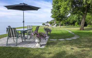 Erie Gölü görünümünü