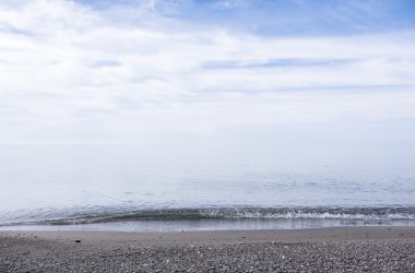 Plaj bakan Erie Gölü