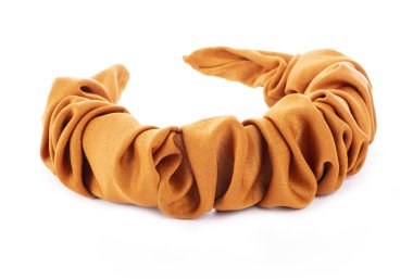 Kadın İpek Saç bandı Beyazda İzole Edildi