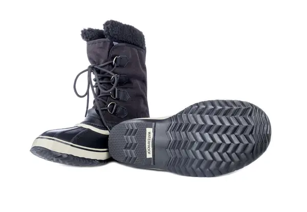 Erkek kış lastik çizmeler — Stok fotoğraf