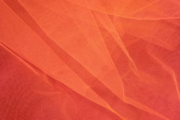 Colorful Tulle on Satin Fabric Background — Stock Photo, Image