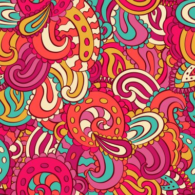 Oriental vektör çiçek desenli.