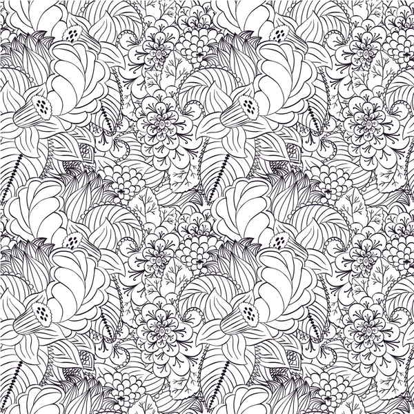 Vecteur floral fond de motif sans couture — Image vectorielle