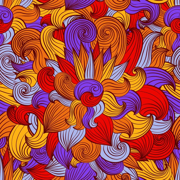 Vektor floralen nahtlosen Muster Hintergrund — Stockvektor