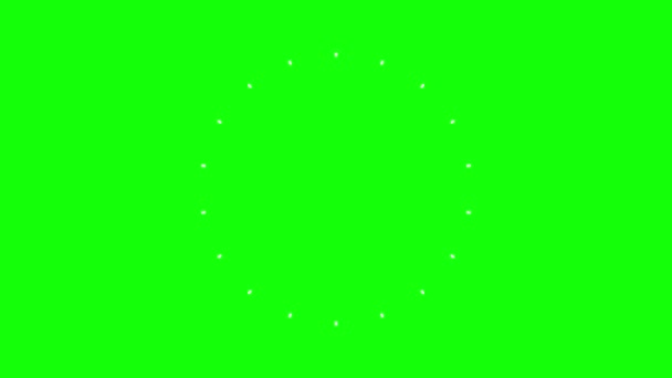 Набір Вибухових Елементів Animation Isolated Green Screen Chroma Key — стокове відео