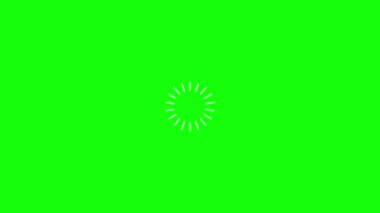 6 Patlayıcı Vurgu Elementi seti. Yeşil Ekranda 4k Canlandırma (Chroma Key) Arkaplan