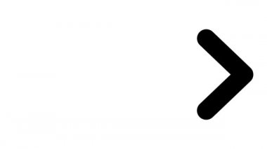 Animasyon Okları İşareti Alfa Kanalı ile Beyaz Arkaplanda Devam Ediyor.