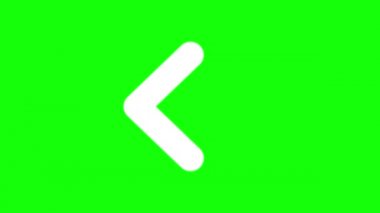 Yeşil Ekranda Hareket Eden Okların Animasyonu (Krom Anahtar) Arkaplan.