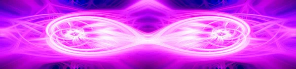 Piękne Abstrakcyjne Splecione Świecące Włókna Tworzące Kształt Blasku Płomienia Kwiatu — Zdjęcie stockowe