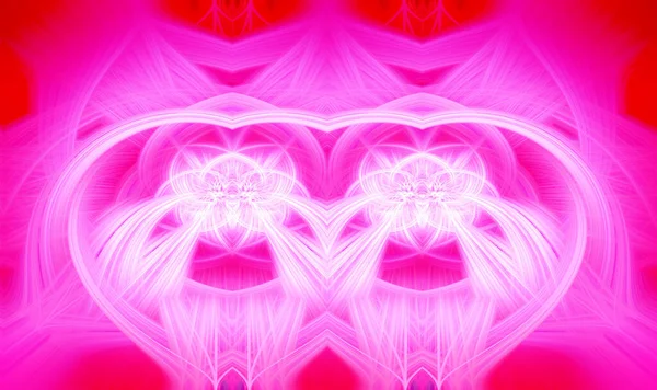 Belles Fibres Abstraites Entrelacées Lumineux Formant Une Forme Éclat Flamme — Photo