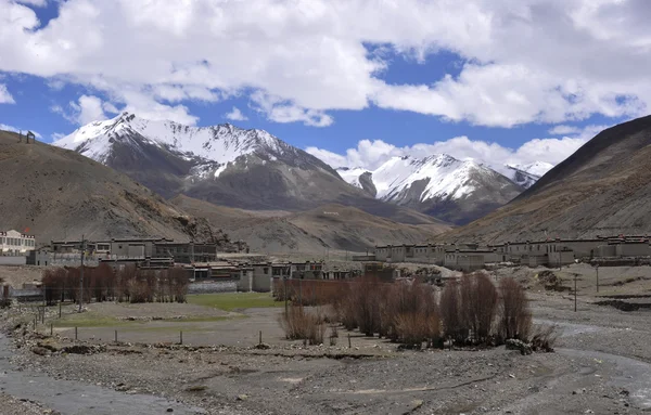 Asian Tibetan rural landscape — Stock Photo, Image