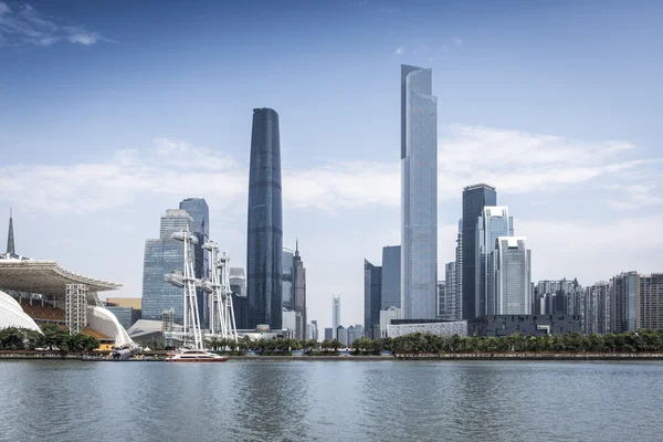 China Guangzhou stad bouw — Stockfoto