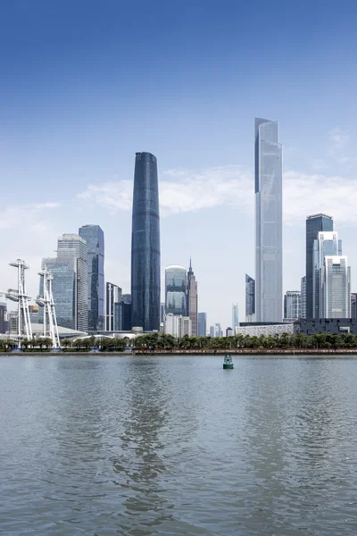 Construção da cidade de China Guangzhou — Fotografia de Stock