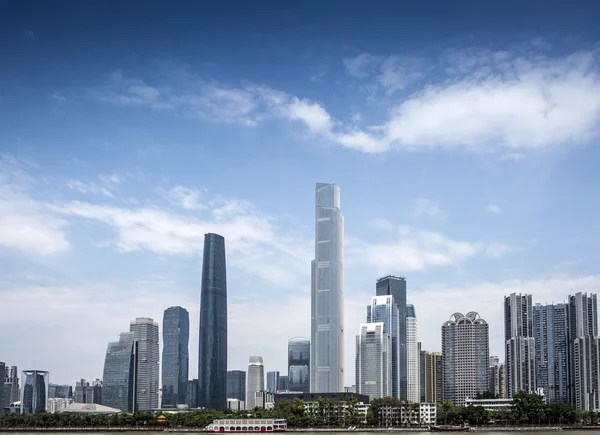 Construção da cidade de China Guangzhou — Fotografia de Stock