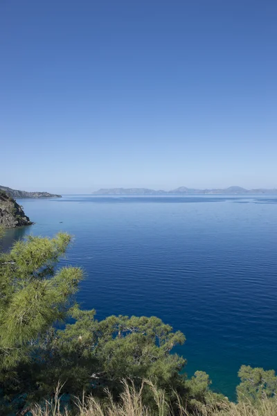 Средиземноморский прибрежный пейзаж — стоковое фото