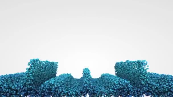 Simulação Fluidos Baseada Partículas Por Favor Visite Minha Conta Fiverr — Vídeo de Stock