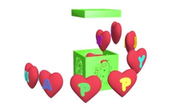 Mutlu yıllar, 3 boyutlu animasyon. Doğum günü için harika bir hediye. Tatil kutunuz ve kalpleriniz için tebrikler. Çalışmalarımı buradan sipariş edebilirsiniz: https: / / www.upwork.com / ab / flservice / cl / public / org / 10206391132974081