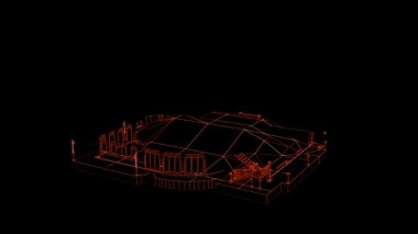 Ev yapımı. Yapı oluştur. Hızlandırılmış 3D animasyon evi inşa etme sürecini gösteriyor. Ev animasyonu şeffaf arka planda monte ediliyor. Alfa kanalı dahil. Tam HD. Döngülü. Bir video sipariş etmek için: https: / / www.fiverr.com / opreston