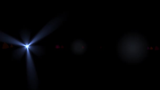 Optikai Kitörések Absztrakt Illúzió Fény Átlátható Háttér — Stock videók