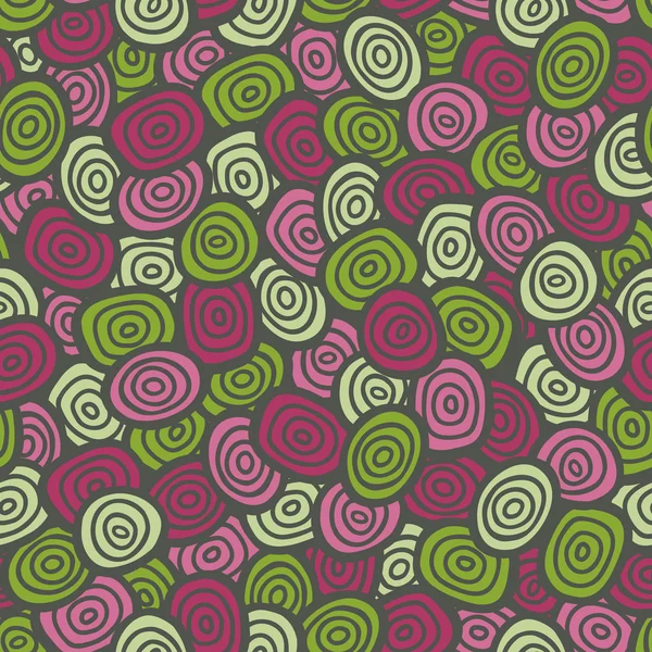 Färgglada doodle retro seamless mönster, vektor illustration — Stock vektor