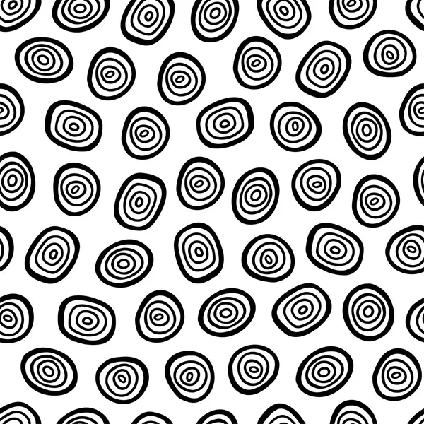 Basit doodle daire seamless modeli, vektör çizim