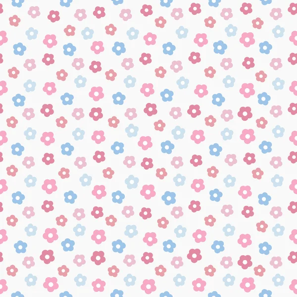 Simple baby cute pastel pattern, vector illustration — Stock Vector