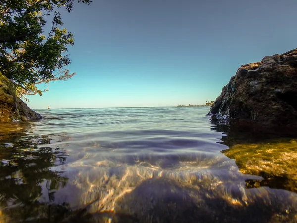 Beautiful clear water at key west florida — Stock Photo, Image