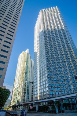 Miami florida şehir manzarası ve sokaklar