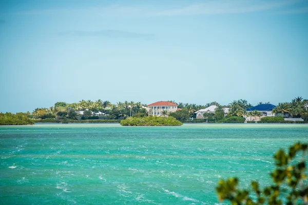 Krásná pláž a moře scény v florida keys — Stock fotografie