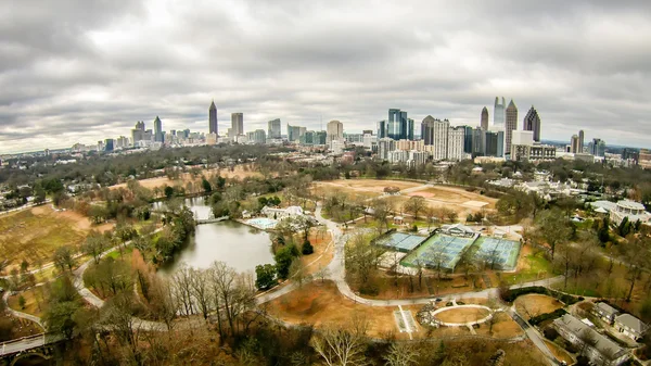 Skyline der georgischen Stadt Atlanta — Stockfoto