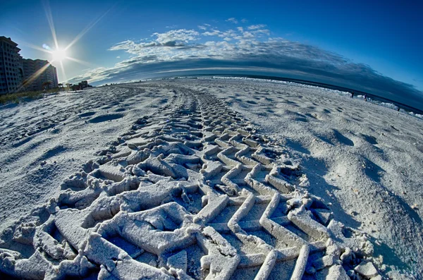 Salida del sol en la playa de Florida — Foto de Stock