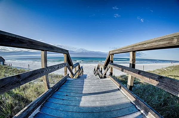 Florida plaj güneş doğarken — Stok fotoğraf