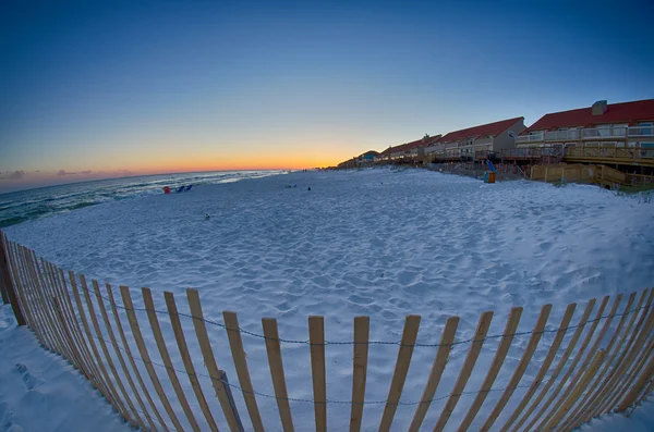 Tramonto sulla spiaggia in florida — Foto Stock