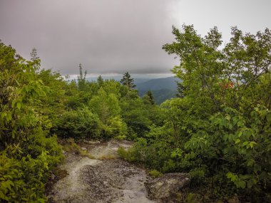 sahneleri appalachian iz dumanlı dağları boyunca Kuzey carolina