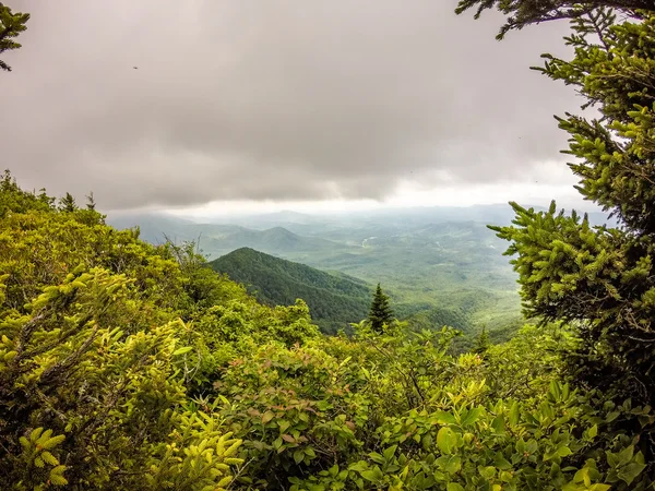 Escenas a lo largo del sendero de los Apalaches en montañas humeantes carolina del norte —  Fotos de Stock