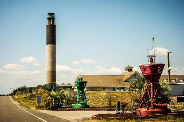 North carolina oak island lighthouse — Zdjęcie stockowe