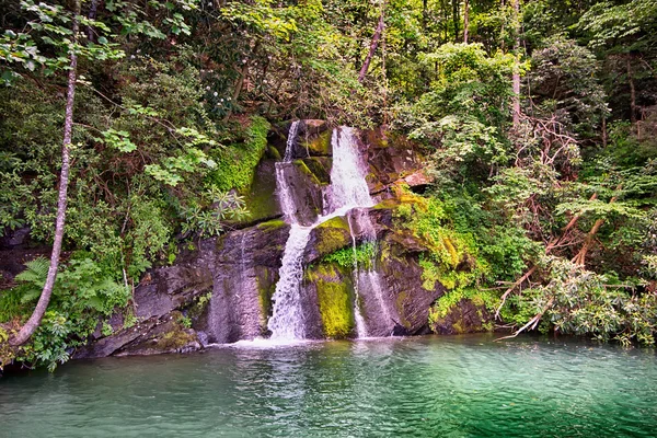 Beautiful landscape scenes at lake jocassee south carolina — Stock Photo, Image