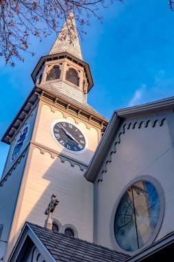 Wickford Rhode Adası küçük kasaba ve rıhtım