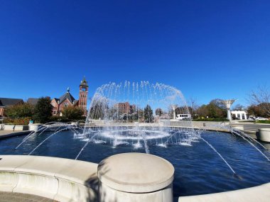 Rovk Hill Güney Carolina şehir merkezindeki sokak manzaraları