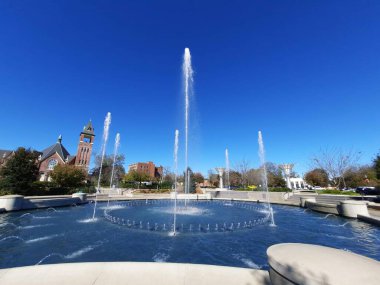 Rovk Hill Güney Carolina şehir merkezindeki sokak manzaraları