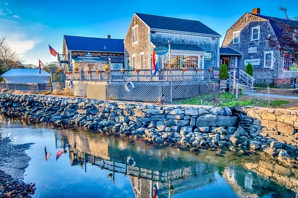 Wickford Rhode Island Kleinstadt Und Hafenpromenade — Stockfoto
