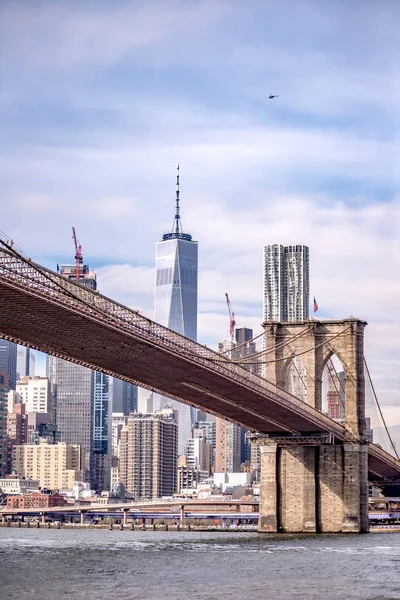Alsó Manhattan New York Város Panorámája — Stock Fotó