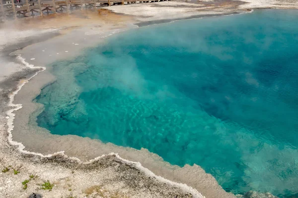 Kotlina Zachodniego Kciuka Park Narodowy Yellowstone Wyoming — Zdjęcie stockowe