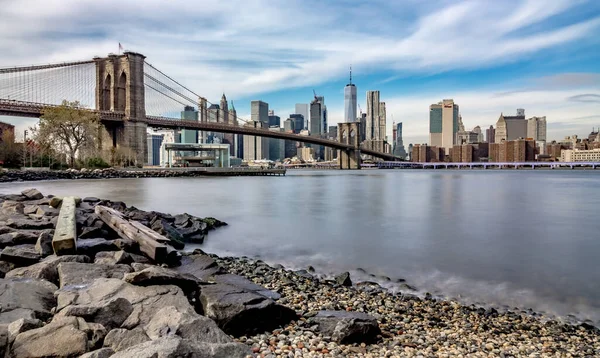 New York City Skyline Manhattan Panorama View — Foto Stock