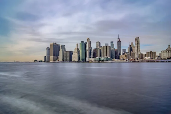 New York City Skyline Manhattan Panorama View — Foto Stock