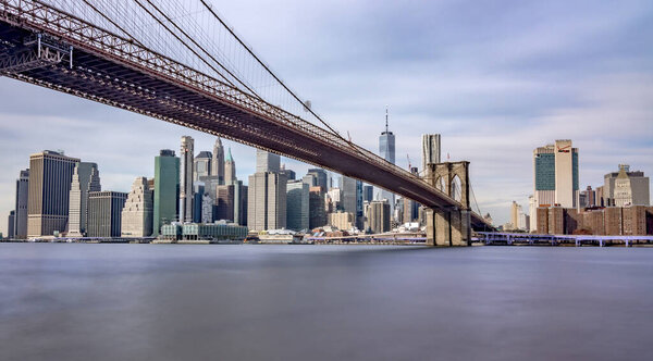 New york city skyline manhattan panorama view